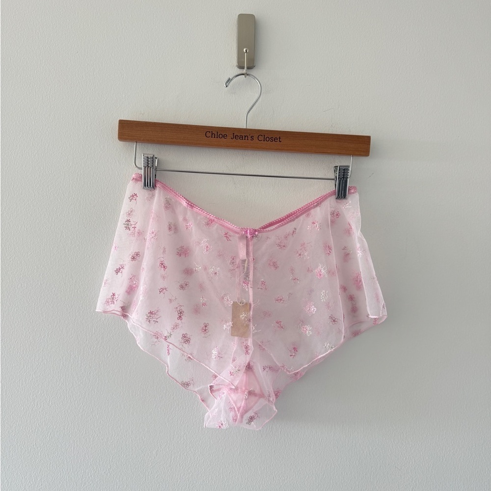 SKIMS NWT Spring Intimates Pink Shorts S - Picture 2 of 7